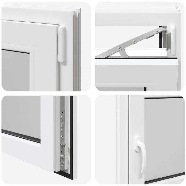 Kellerfenster RISOR 110x50 cm Dreh Kipp DIN Rechts Weiß