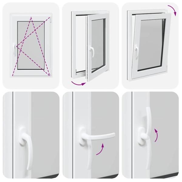 Kellerfenster RISOR 60x90 cm Dreh Kipp DIN Links Anthrazit