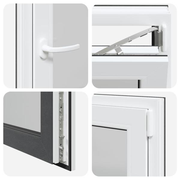 Kellerfenster RISOR 60x90 cm Dreh Kipp DIN Links Anthrazit