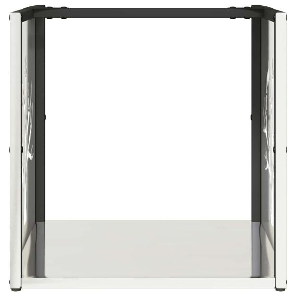 Brennholzregal 40x40x40 cm Edelstahl