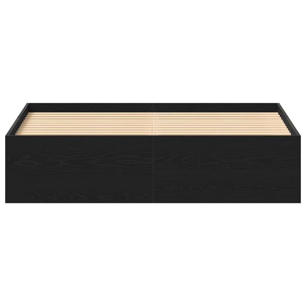 Bettgestell ohne Matratze Braun Eichen-Optik 150x200 cm