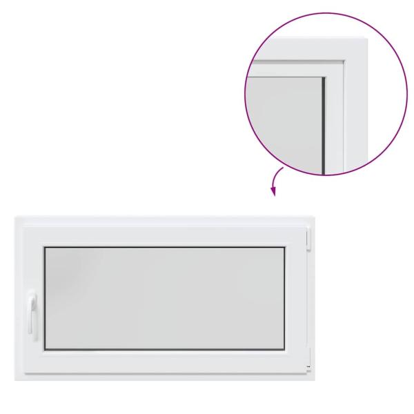 Kellerfenster RISOR 110x60 cm Dreh Kipp DIN Rechts Weiß