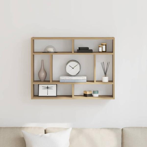 ARDEBO.de - Wandregal Artisan-Eiche 75x16x55 cm Holzwerkstoff