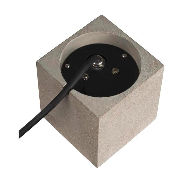 SLV CONCRETO FL Stehleuchte, eckig, GU10, max. 10W, Beton, grau (1006409)