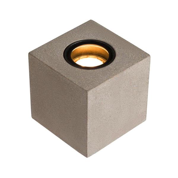 SLV CONCRETO FL Stehleuchte, eckig, GU10, max. 10W, Beton, grau (1006409)