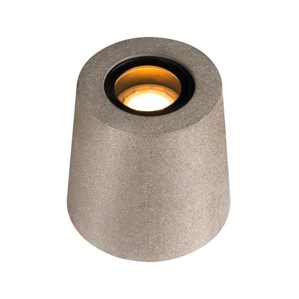 SLV CONCRETO FL Stehleuchte, rund, GU10, max. 10W, Beton, grau (1006408)