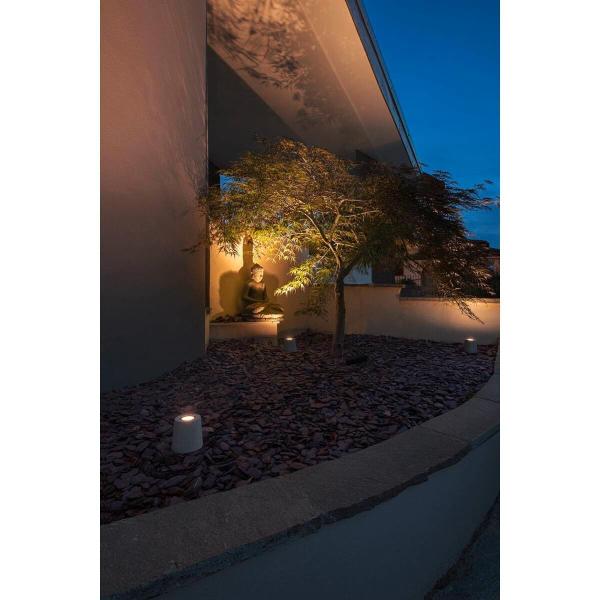 SLV CONCRETO FL Stehleuchte, rund, GU10, max. 10W, Beton, grau (1006408)