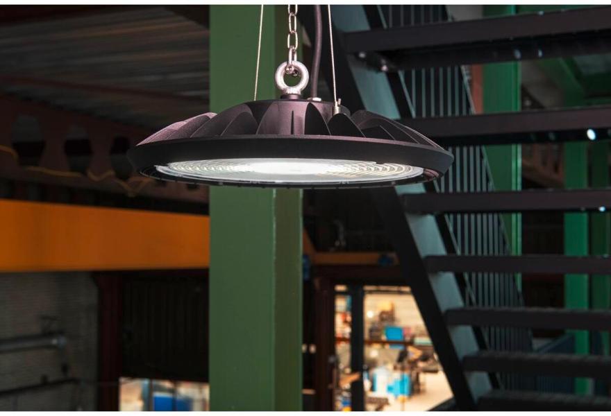 SLV HIGHBAY C 400 Pendelleuchte, Ø400mm, 120/160/200W, 4000K, IP65, schwarz (1008526)