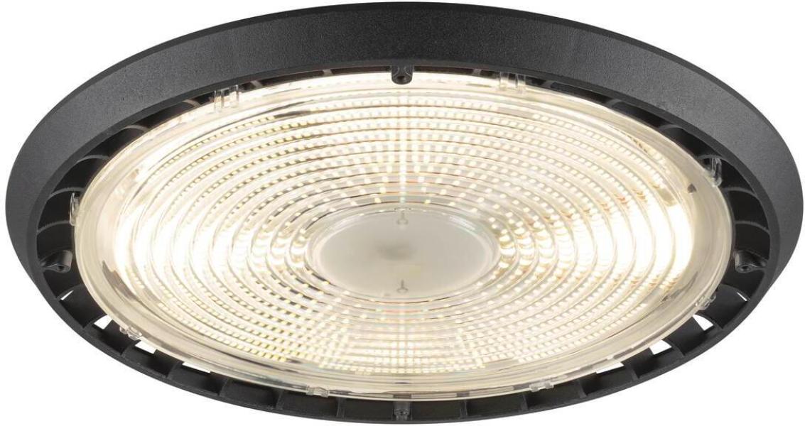 ARDEBO.de SLV HIGHBAY V 330 Pendelleuchte, Ø330mm, 100/120/170/200W, 4000K, IP65, schwarz (1007679)