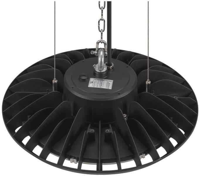 SLV HIGHBAY V 330 Pendelleuchte, Ø330mm, 100/120/170/200W, 4000K, IP65, schwarz (1007679)