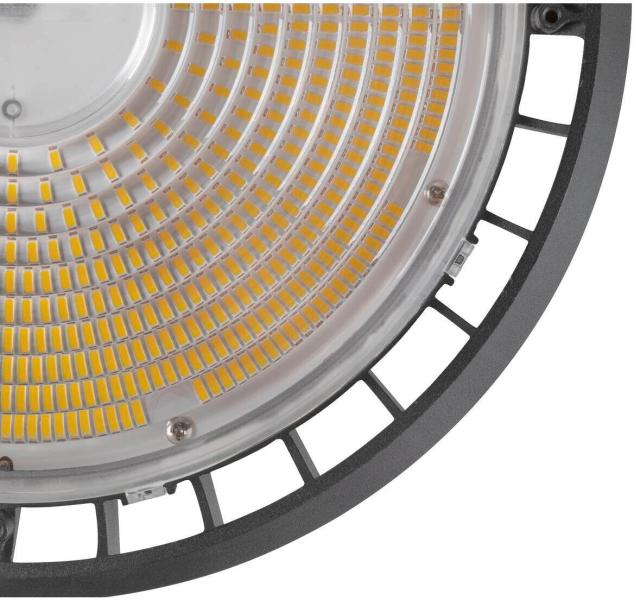 SLV HIGHBAY V 330 Pendelleuchte, Ø330mm, 100/120/170/200W, 4000K, IP65, schwarz (1007679)