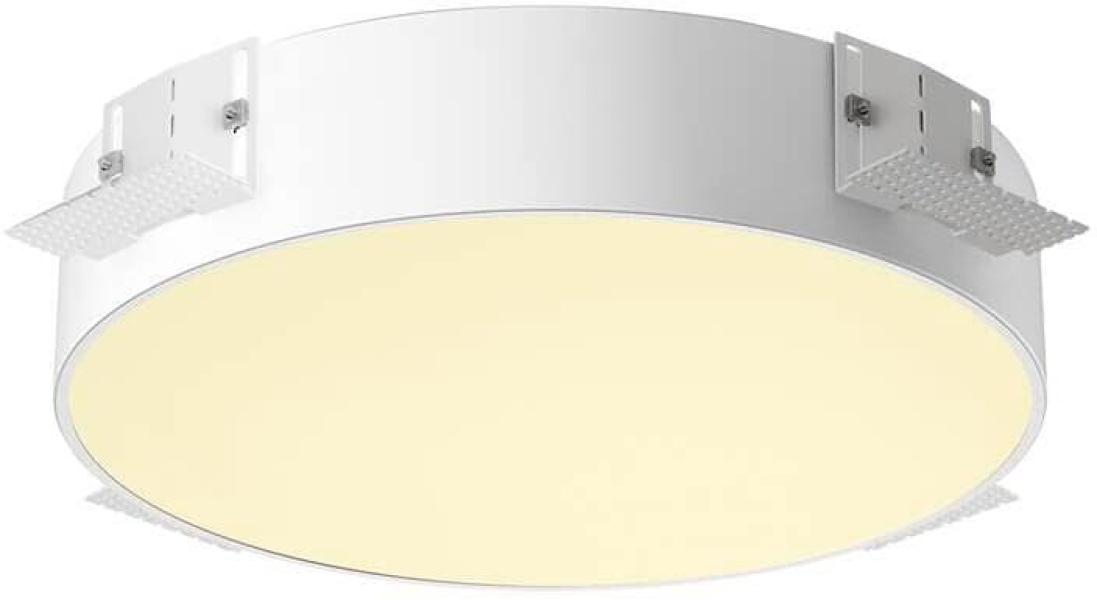 ARDEBO.de SLV MEDO 40 Deckeneinbauleuchte, Ø 38cm, ohne Rahmen, rund, 16W, 3000/4000K, weiß (1008632)