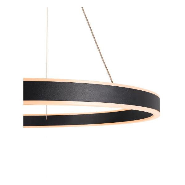 SLV ONE 60 Indoor Pendelleuchte, LED, CCT switch, 24W, 830lm, 2700/3000K, schwarz (1004759)