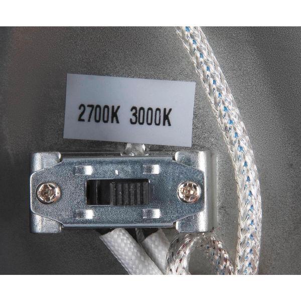 SLV ONE 60 Indoor Pendelleuchte, LED, CCT switch, 24W, 830lm, 2700/3000K, schwarz (1004759)