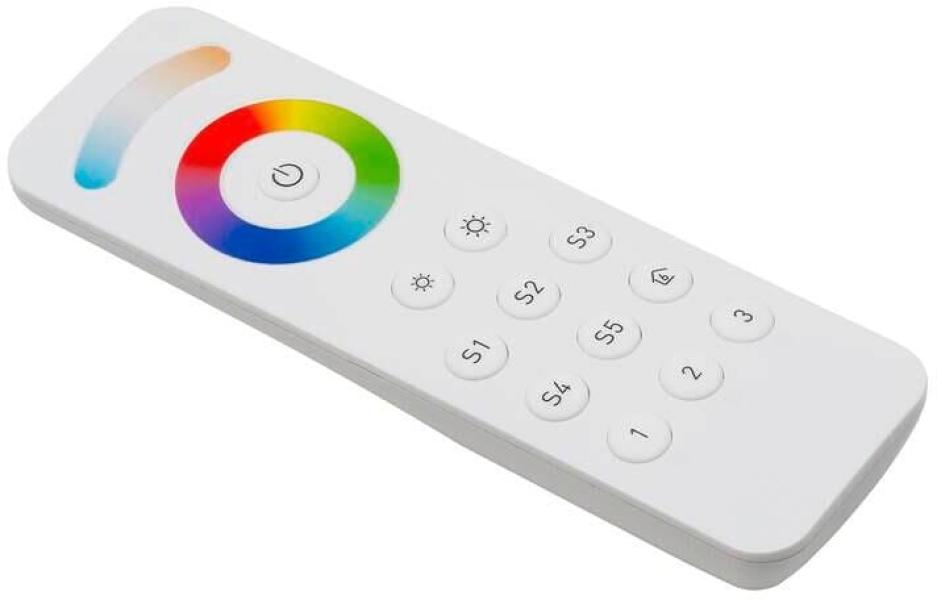 ARDEBO.de SLV Fernbedienung für Zigbee CCT/RGBW, Touch-Farbrad, bis 30m, weiß (1007827)