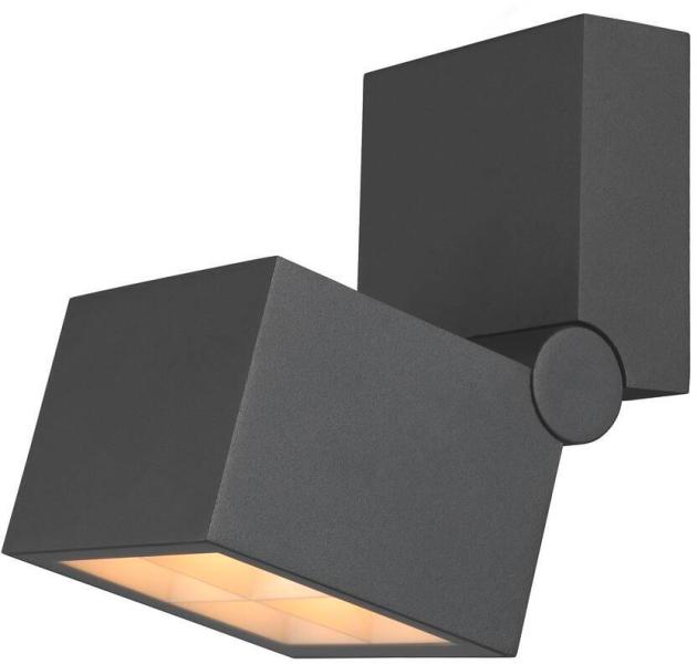 SLV S-CUBE Wand- und Deckenaufbauleuchte, IP65, 2700/3000K, PHASE dimmbar, anthrazit (1007458)