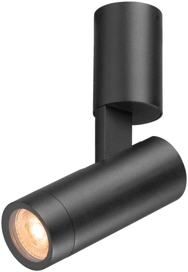 SLV S-TUBE Wand- und Deckenaufbauleuchte, IP65, GU10, 1x max. 10W, schwarz (1007653)