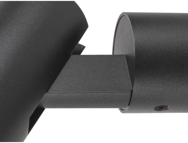 SLV S-TUBE Wand- und Deckenaufbauleuchte, IP65, GU10, 1x max. 10W, schwarz (1007653)