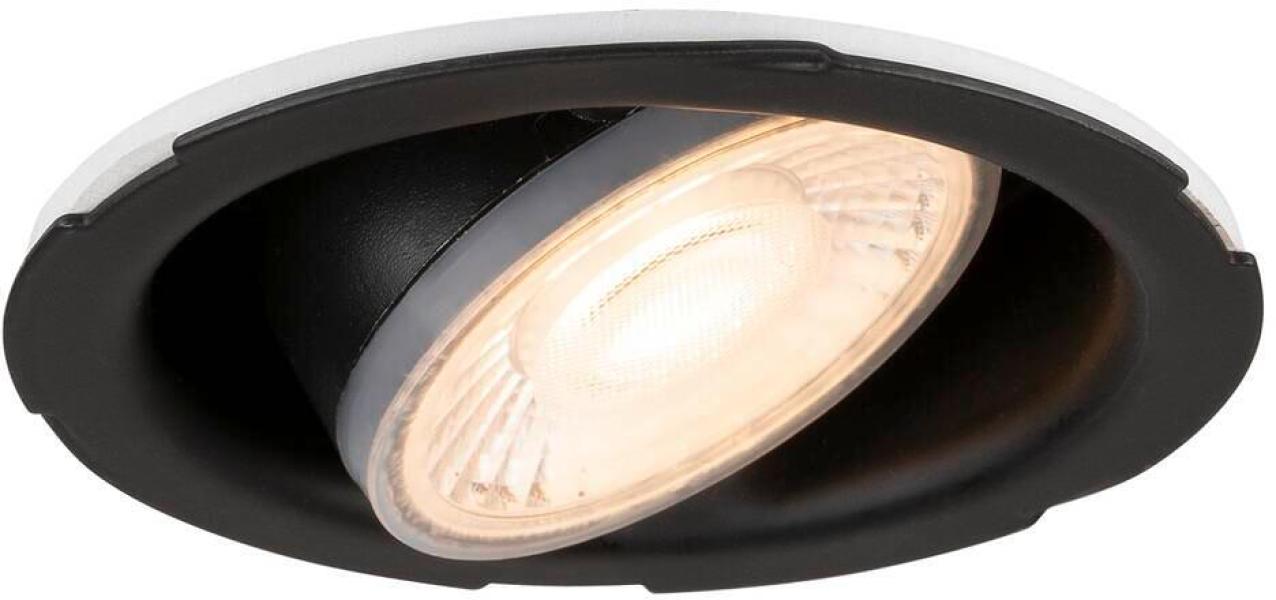 SLV UNIVERSAL DOWNLIGHT PHASE Einbauleuchten SET, 12 Leuchten, IP20, PHASE dimmbar, 5/7W, 2700/3000/4000/6500K, 38°, ohne Abdeckung (1008066)