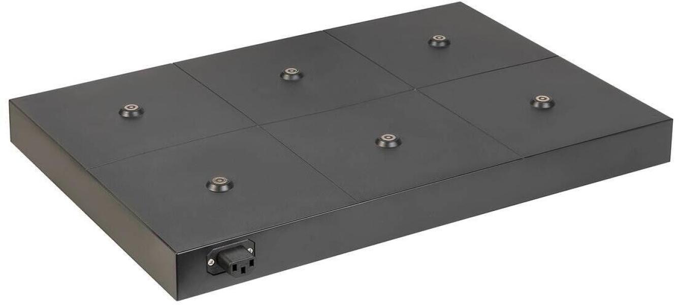 ARDEBO.de SLV VINOLINA TWO Ladebasis für Tischleuchten, max. 6 Leuchten, IP20, schwarz (1007698)