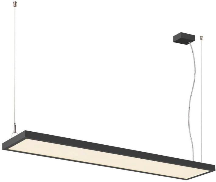 ARDEBO.de SLV WORKLIGHT PRO 120 Pendelleuchte, DALI dimmbar, Länge 120cm, 50W, 4000K, schwarz (1007468)