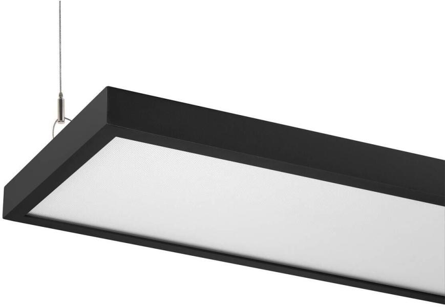 SLV WORKLIGHT PRO 120 Pendelleuchte, DALI dimmbar, Länge 120cm, 50W, 4000K, schwarz (1007468)