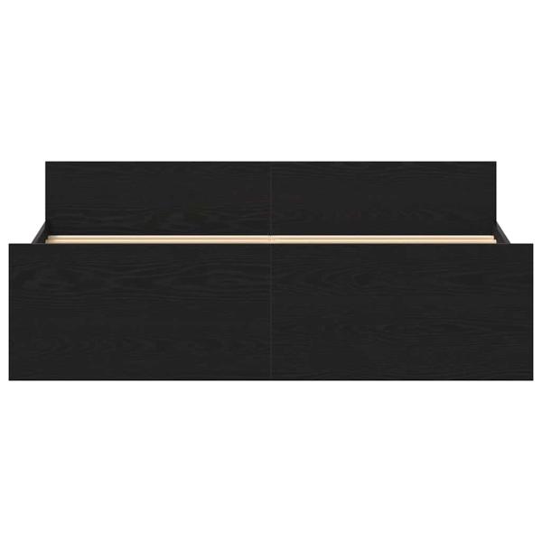 Bettgestell ohne Matratze Braun Eichen-Optik 150x200 cm