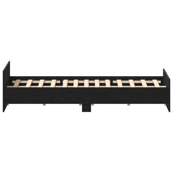 Bettgestell ohne Matratze Braun Eichen-Optik 150x200 cm