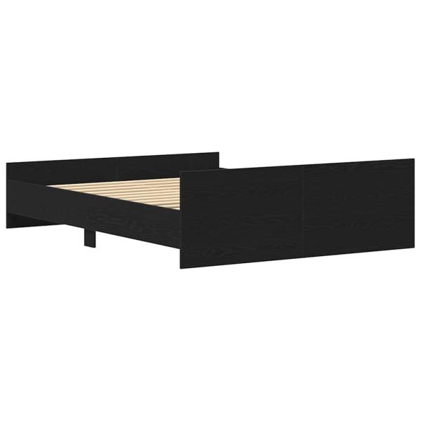 Bettgestell ohne Matratze Braun Eichen-Optik 150x200 cm