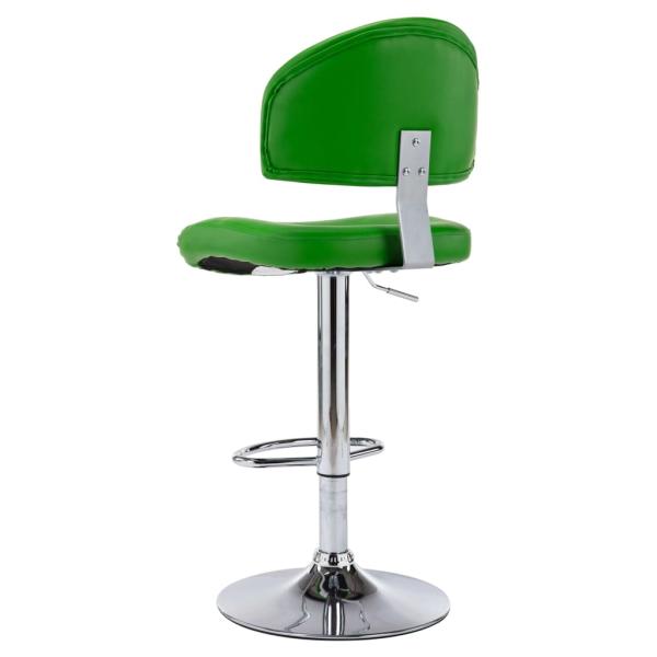 Barhocker 2 Stk. Grün Kunstleder