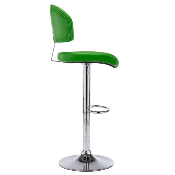 Barhocker 2 Stk. Grün Kunstleder