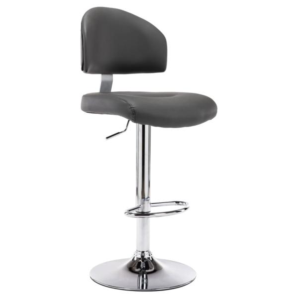 ARDEBO.de - Barhocker Grau Kunstleder