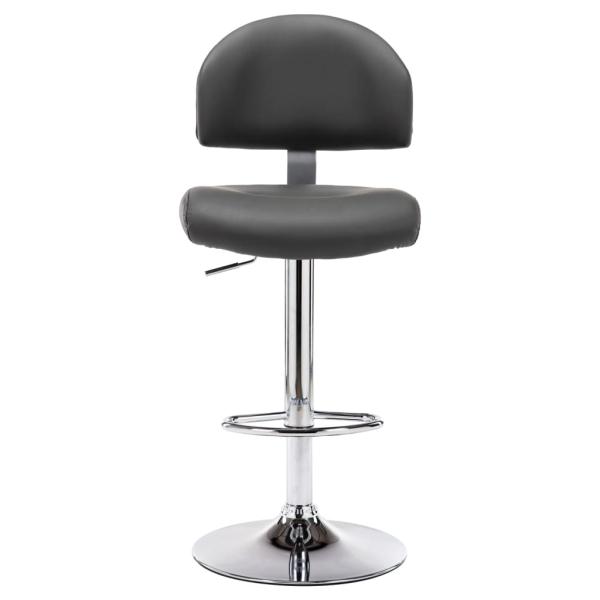 Barhocker Grau Kunstleder