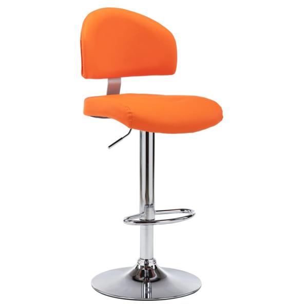 ARDEBO.de - Barhocker Orange Kunstleder
