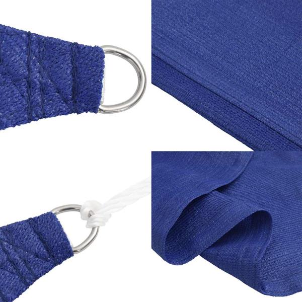 Sonnensegel 160 g/m² Rechteckig Blau 5x8 m HDPE