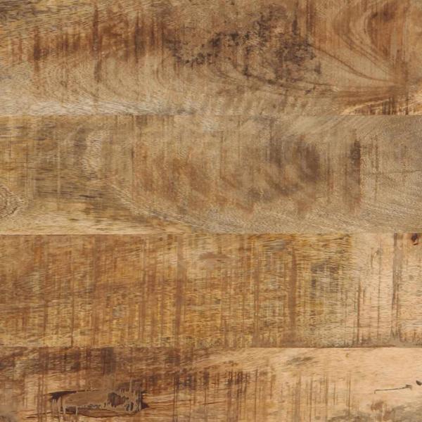 Nachttische 2 Stk. 40x40x50 cm Raues Massivholz Mango