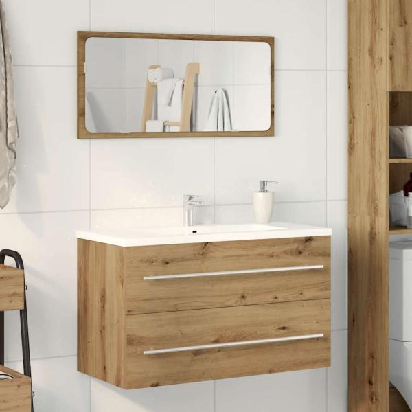 ARDEBO.de - Waschbeckenunterschrank Artisan-Eiche 80x38,5x48 cm