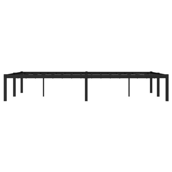 Bettgestell Metall Schwarz 120x190 cm