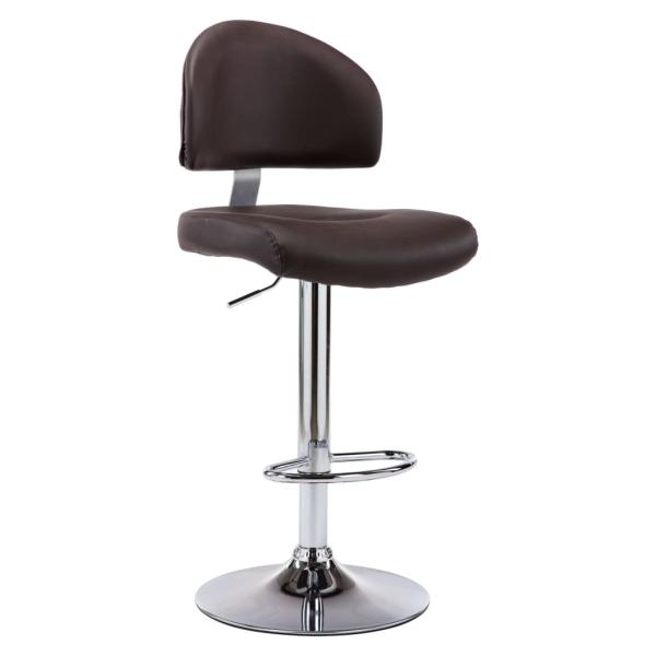 ARDEBO.de - Barhocker Braun Kunstleder