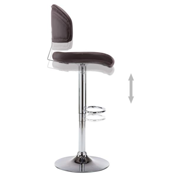 Barhocker Braun Kunstleder
