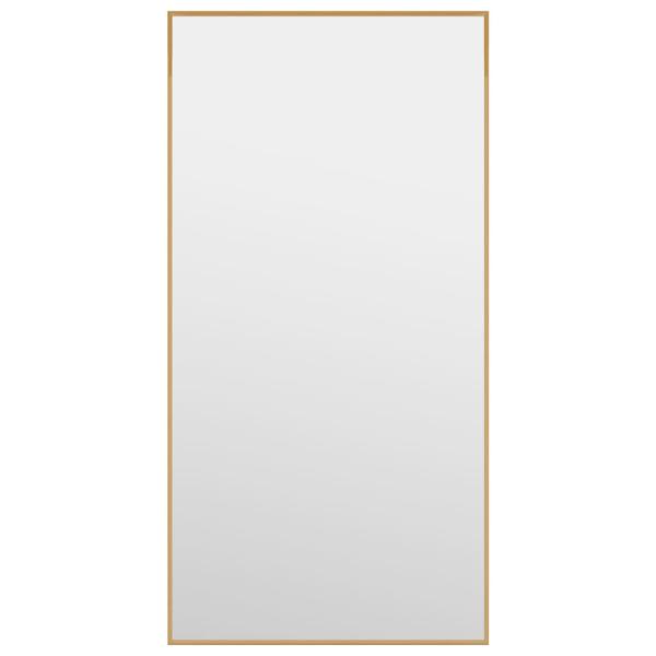 Türspiegel Golden 30x60 cm Glas und Aluminium