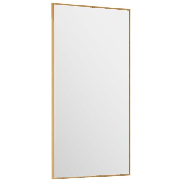 Türspiegel Golden 30x60 cm Glas und Aluminium
