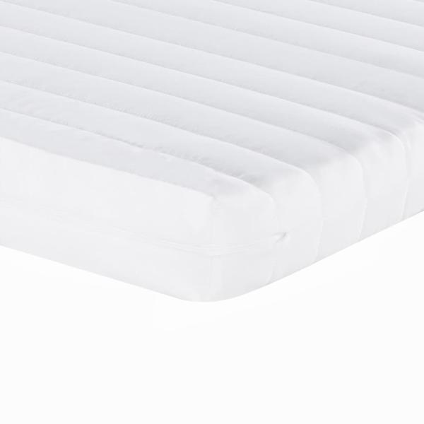 Tagesbett Ausziehbar mit Matratzen Schwarz 90x190 cm Stoff