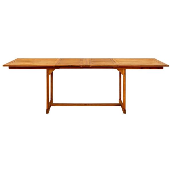 Garten-Esstisch (160-240)x100x75 cm Massivholz Akazie