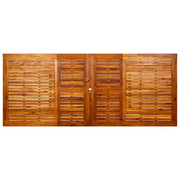Garten-Esstisch (160-240)x100x75 cm Massivholz Akazie