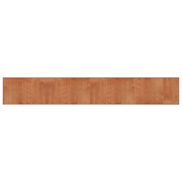Teppich Rechteckig Braun 60x400 cm Bambus