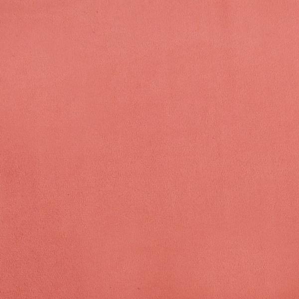 Schaukelstuhl mit Hocker Samt Rosa