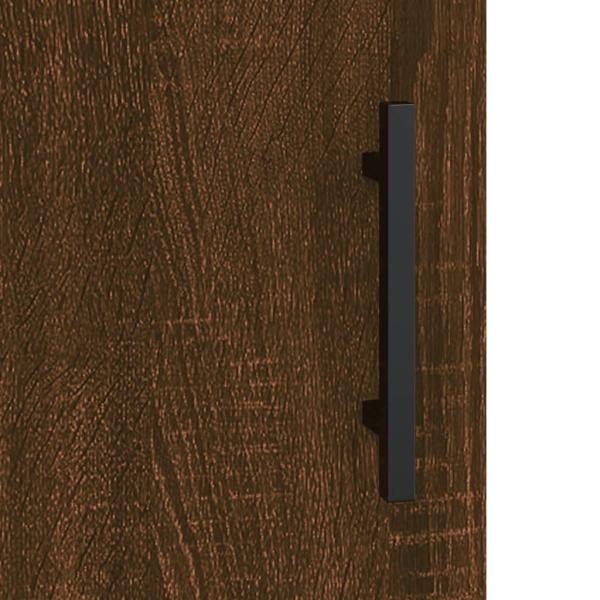 Wandschrank Braun Eichen-Optik 60x31x70 cm Holzwerkstoff