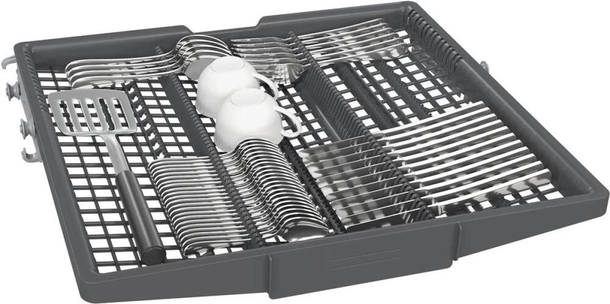 Siemens SN13HC72CS iQ300 Unterbau-Geschirrspüler, 60 cm breit, 14 Maßgedekcke, aquaStop, Home Connect, intensiveZone, gebürsteter schwarzer Stahl, Anti-Fingerprint