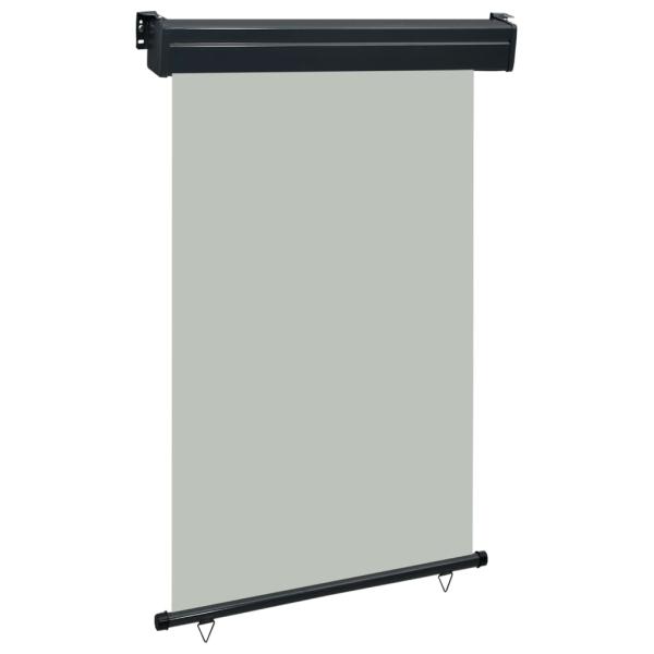 ARDEBO.de - Balkon-Seitenmarkise 125x250 cm Grau